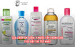 nước tẩy trang cho tuổi dậy thì